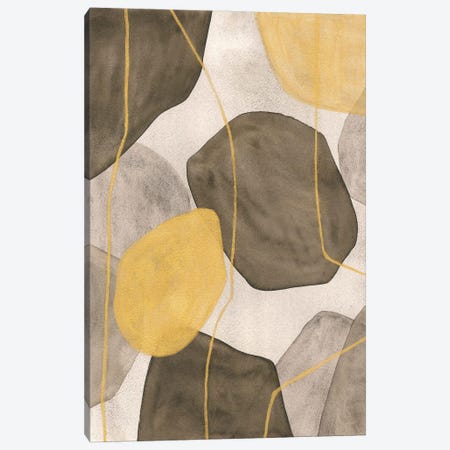 Earth Tone Abstraction Canvas Print #AOZ134} by Ana Ozz Canvas Art Print