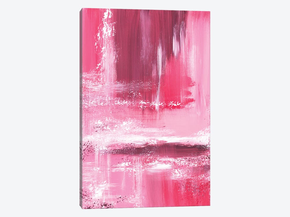 Pink Abstraction I by Ana Ozz 1-piece Canvas Art