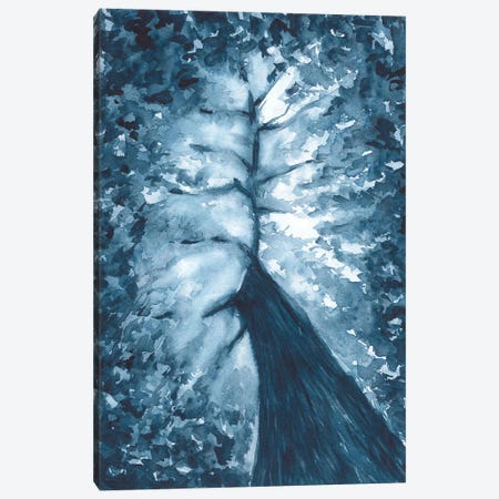 Mysterious Tree, Watercolor Abstraction Canvas Print #AOZ142} by Ana Ozz Canvas Print