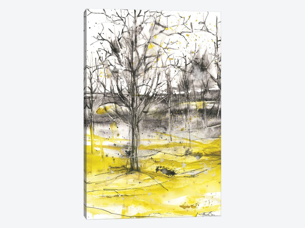 Autumn Landscape, Trees by Ana Ozz 1-piece Canvas Wall Art