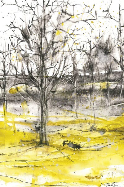 Ana Ozz: Autumn Landscape, Trees by Ana Ozz