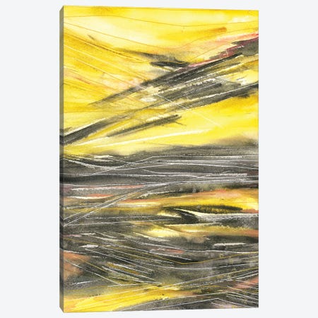 Sunset Abstract Landscape Canvas Print #AOZ150} by Ana Ozz Canvas Wall Art