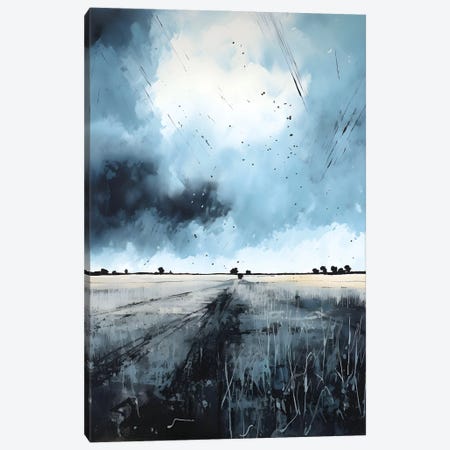 Stormy Grey Landscape Canvas Print #AOZ170} by Ana Ozz Canvas Wall Art