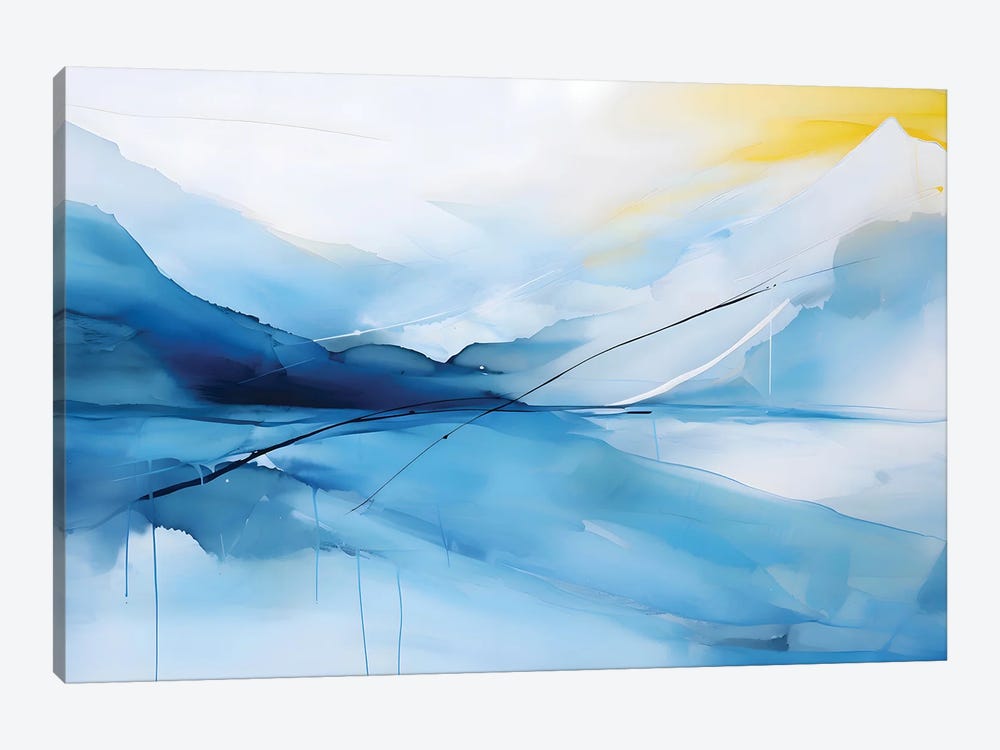 Abstract Blue Sky by Ana Ozz 1-piece Canvas Artwork