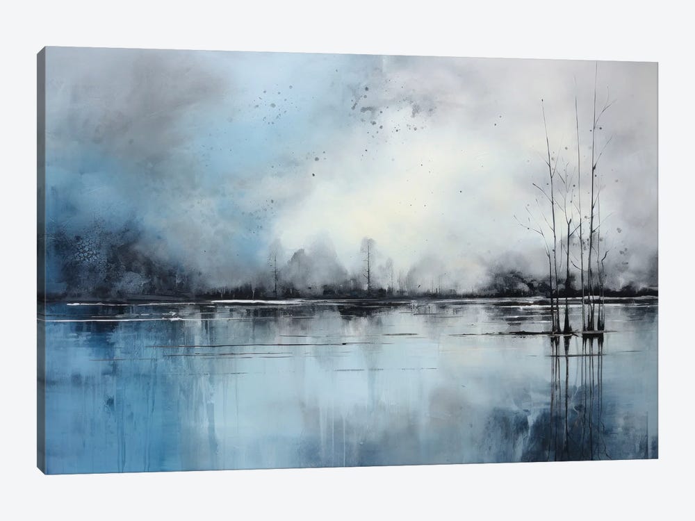 Foggy Lake by Ana Ozz 1-piece Canvas Print