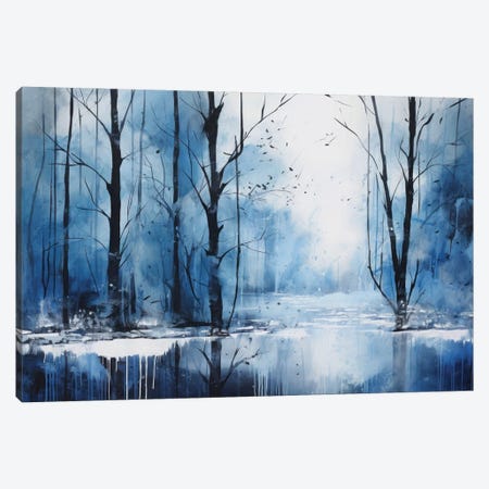 Mysterious Winter Landscape Canvas Print #AOZ175} by Ana Ozz Canvas Art Print