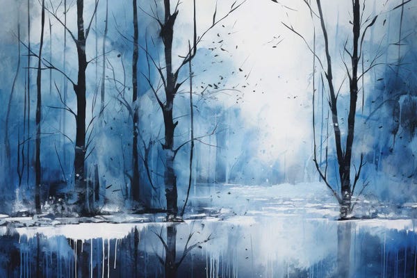 Ana Ozz: Mysterious Winter Landscape by Ana Ozz