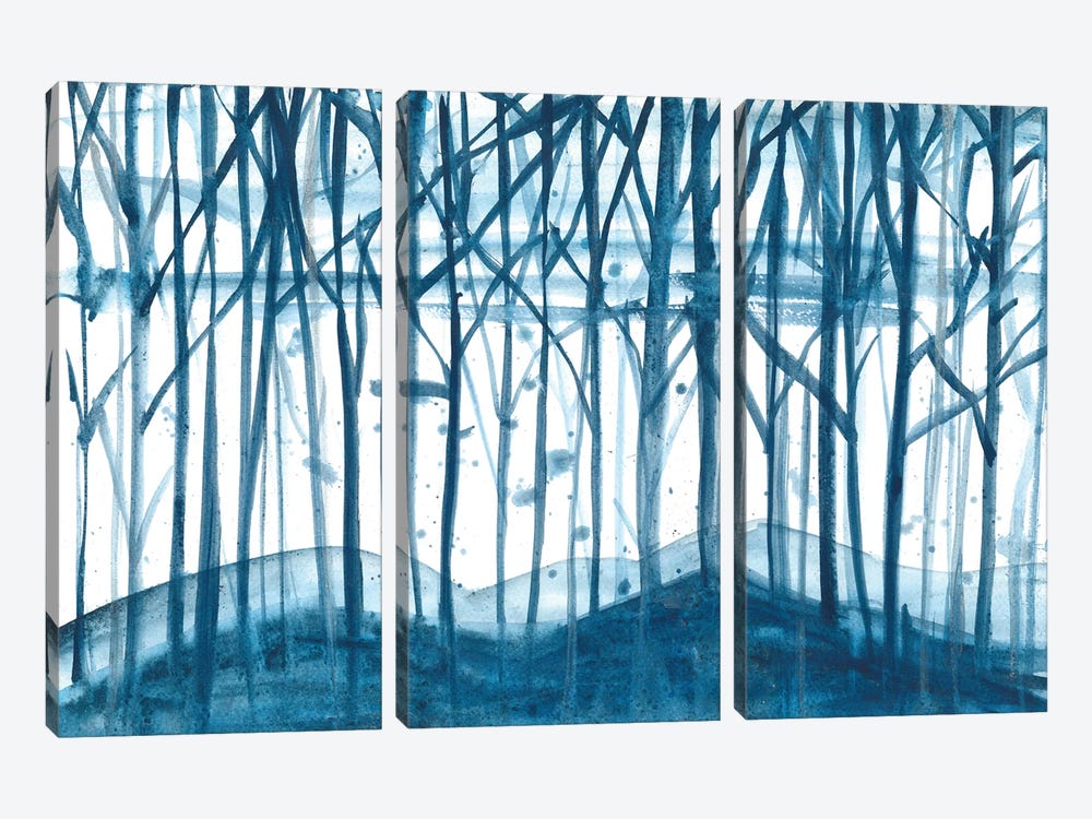 Winter Trees by Ana Ozz 3-piece Canvas Art