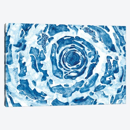 Watercolor Abstract Water Canvas Print #AOZ19} by Ana Ozz Canvas Art