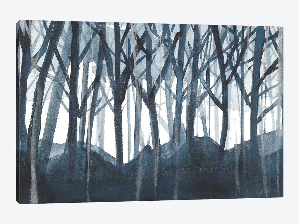 Blue Forest by Ana Ozz 1-piece Canvas Art