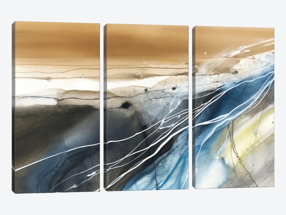 Abstract Landscape by Ana Ozz 3-piece Canvas Wall Art