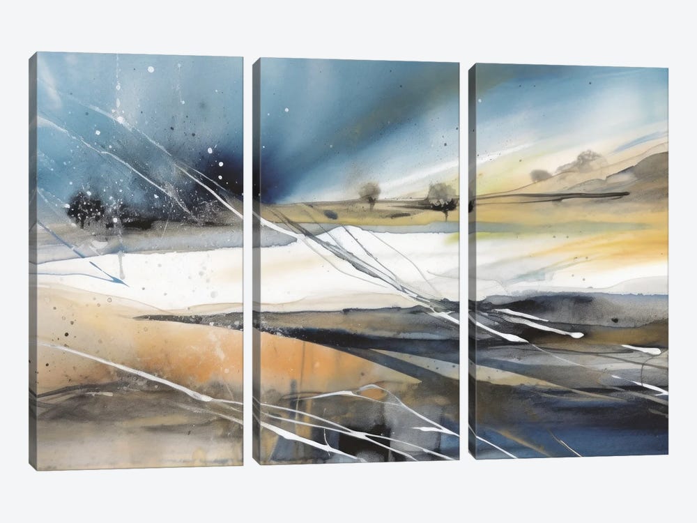 Abstract Landscape II by Ana Ozz 3-piece Art Print