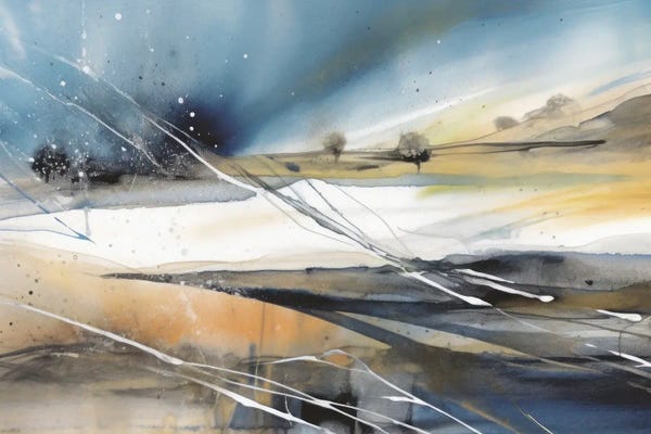 Ana Ozz: Abstract Landscape II by Ana Ozz