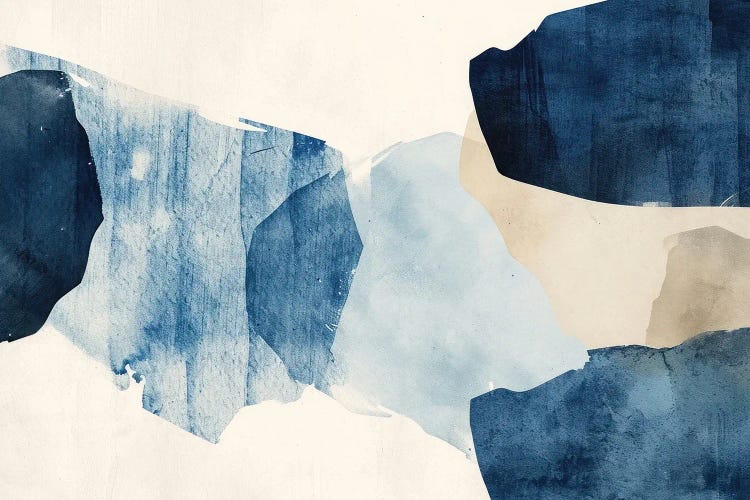 Blue Imagination I by Ana Ozz canvas print