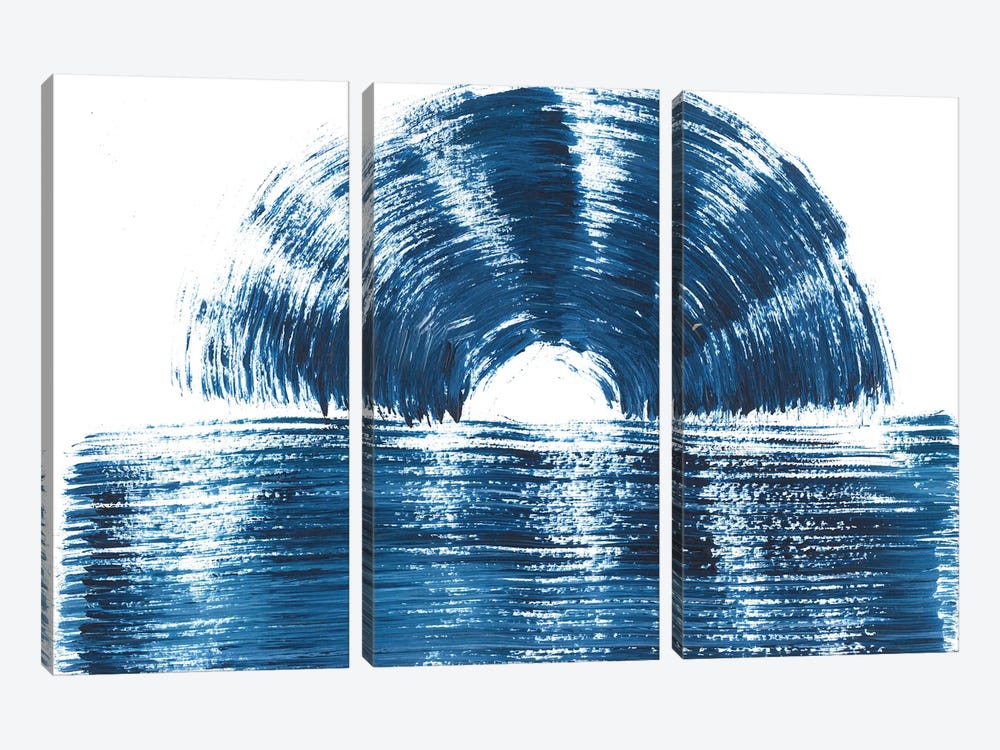 Blue Arch by Ana Ozz 3-piece Art Print