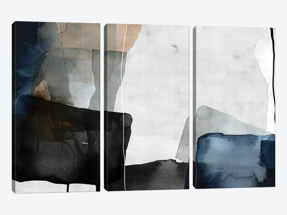Shades Of The Deep by Ana Ozz 3-piece Canvas Art Print