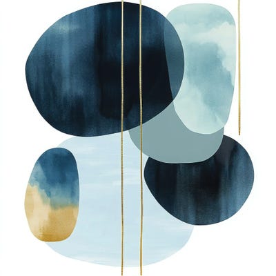 Geometric Harmony by Ana Ozz canvas print