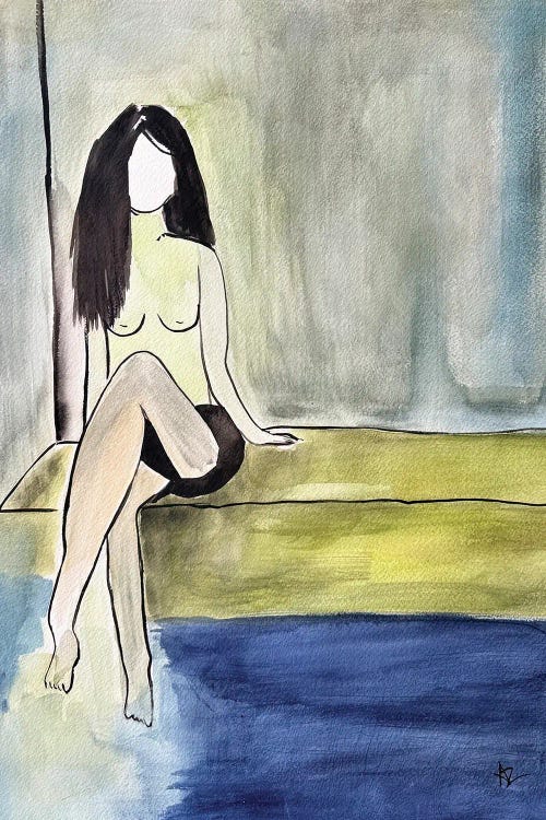 Beyond The Face by Ana Ozz wall art