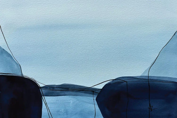 Blue Echo by Ana Ozz canvas print