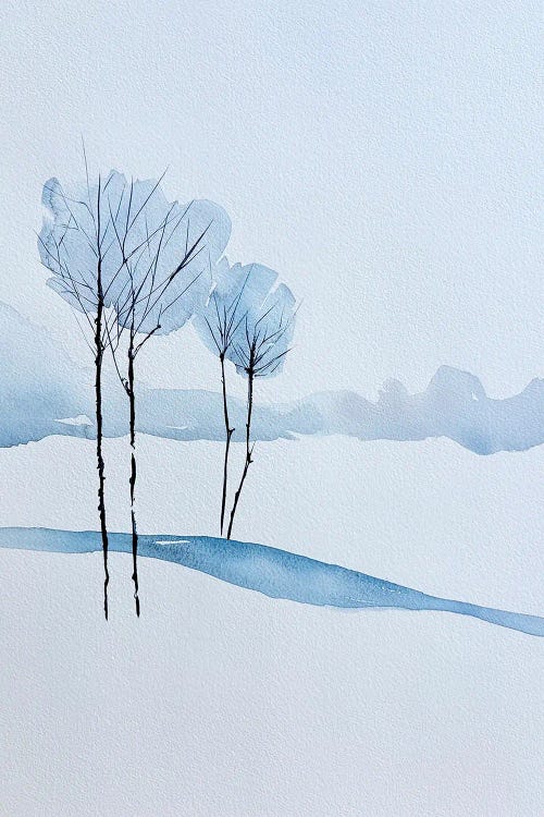 Still Trees by Ana Ozz wall art