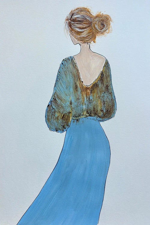 Ana Ozz: Lady In Dress by Ana Ozz