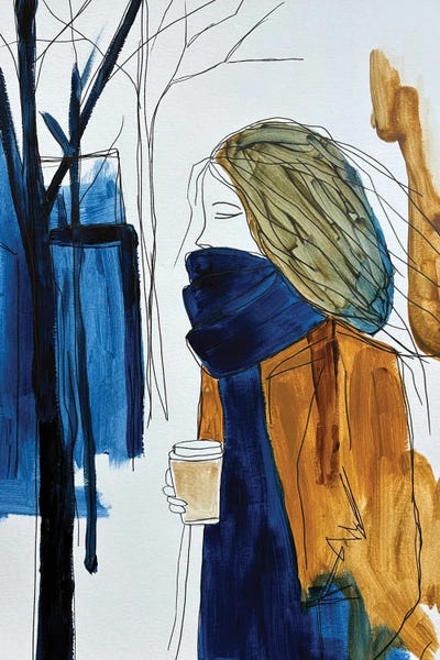 My Morning Coffee by Ana Ozz canvas print