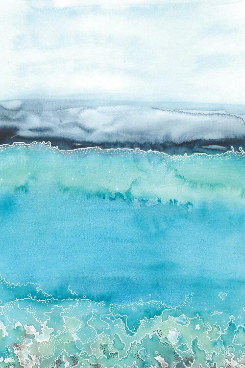 Light Blue Water Painting