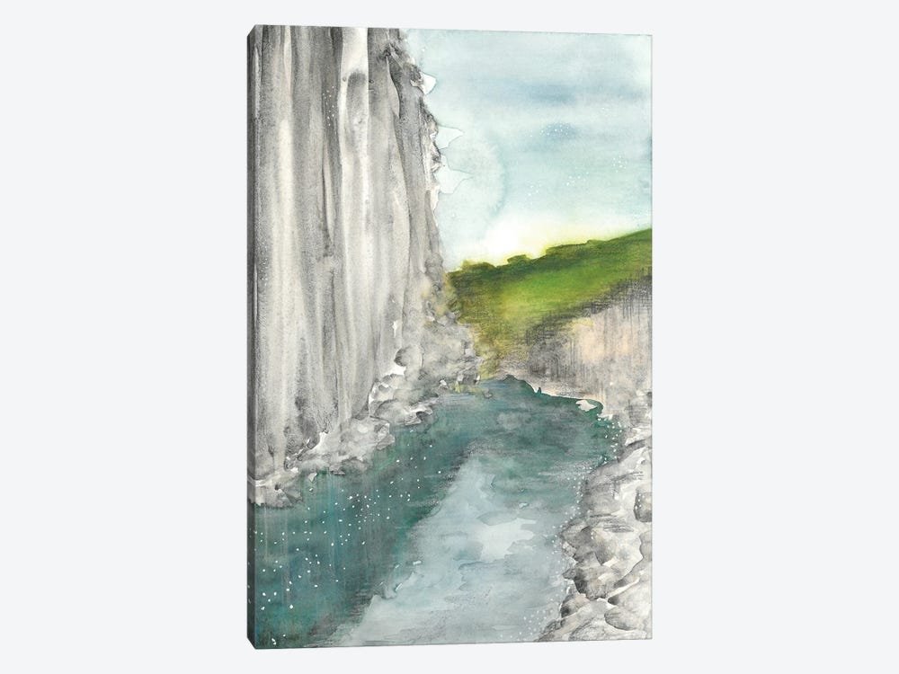 Blue Lake In Mountains II by Ana Ozz 1-piece Canvas Art