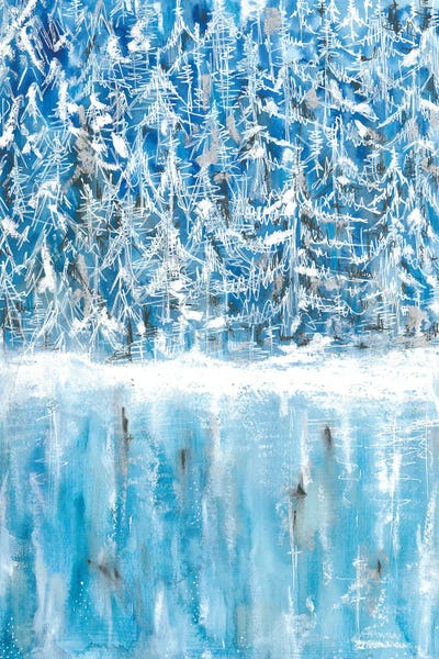 Ana Ozz: Fantstic Winter Snowy Reflection by Ana Ozz