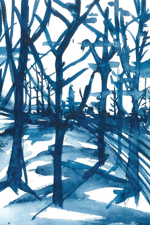 Calm Morning Forest by Ana Ozz wall art