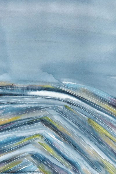 Ana Ozz: Colorful Mountain by Ana Ozz