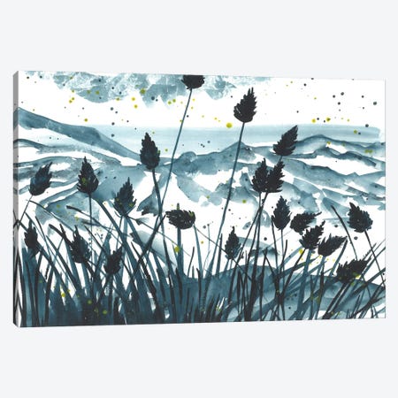 Mountain Blue Landscape Canvas Print #AOZ88} by Ana Ozz Canvas Print