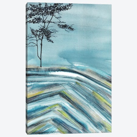 Beautiful Abstract Tree Landscape Canvas Print #AOZ91} by Ana Ozz Canvas Art