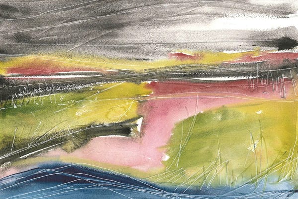 Ana Ozz: Abstract Flower Field by Ana Ozz