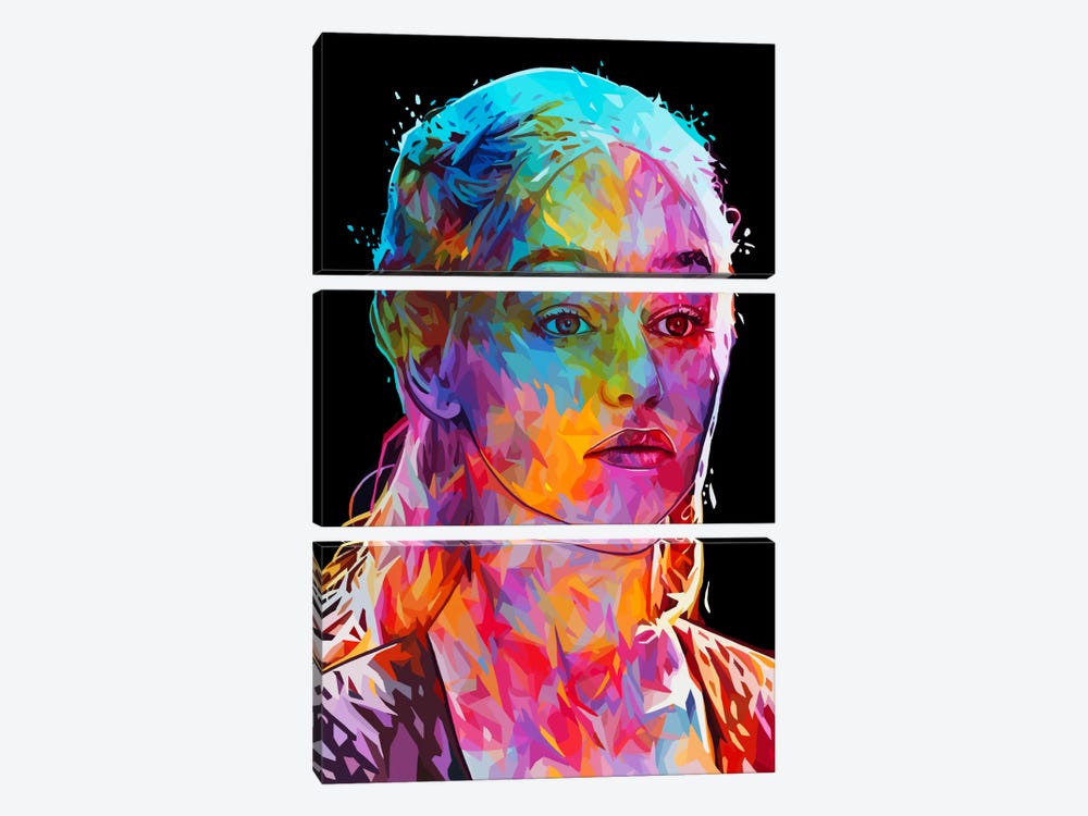 Daenerys by Alessandro Pautasso 3-piece Canvas Artwork