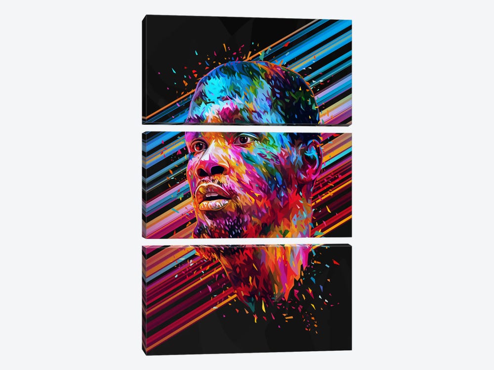 Kevin Durant by Alessandro Pautasso 3-piece Art Print