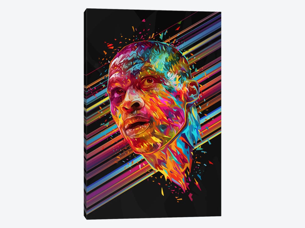 Russell Westbrook by Alessandro Pautasso 1-piece Canvas Print
