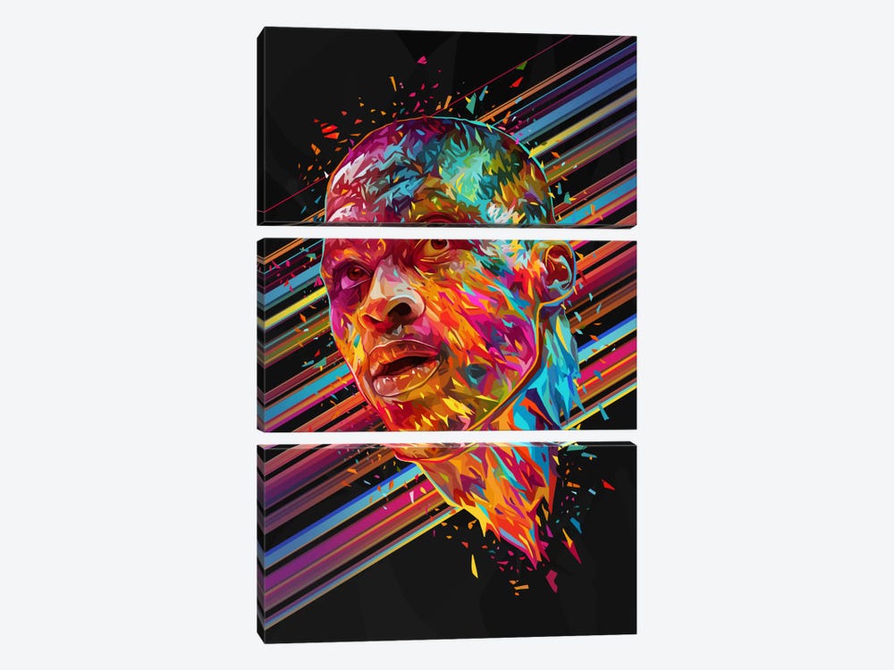 Russell Westbrook by Alessandro Pautasso 3-piece Art Print