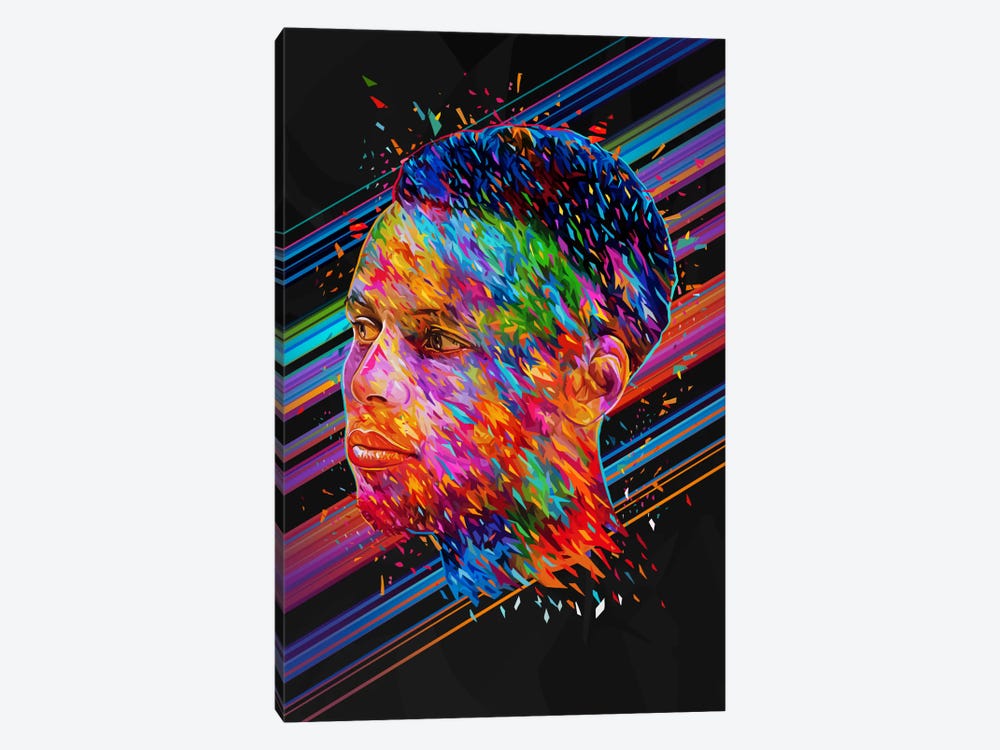 Stephen Curry by Alessandro Pautasso 1-piece Canvas Art