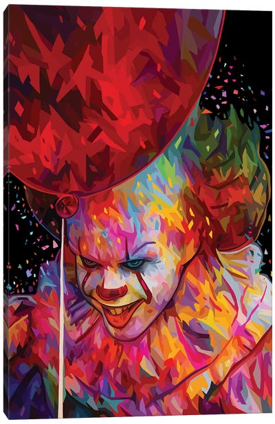 It Canvas Art Print - Pennywise