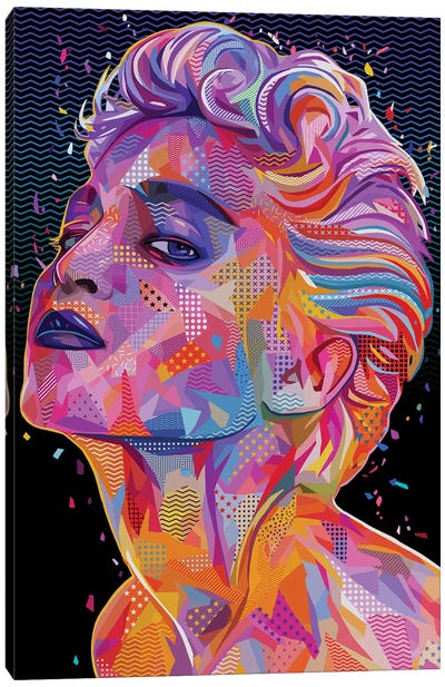 Madonna Pop Canvas Art Print - Alessandro Pautasso