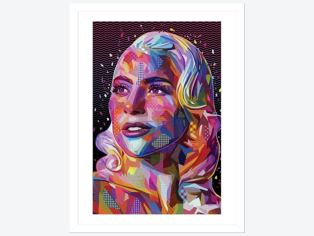 Lady Gaga Pop Canvas Wall Art by Alessandro Pautasso | iCanvas