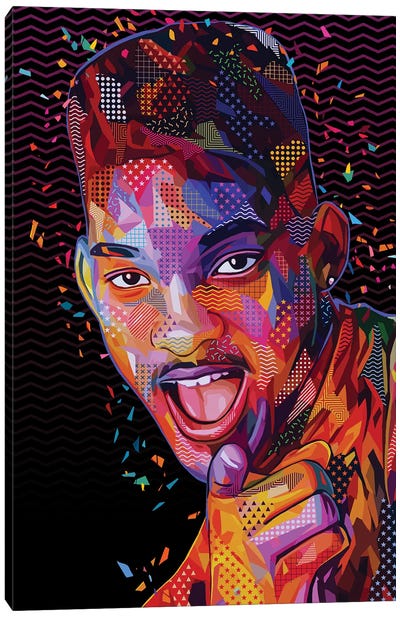 The Fresh Prince Pop Canvas Art Print - Will Smith