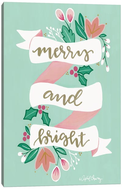 Merry & Bright Canvas Art Print