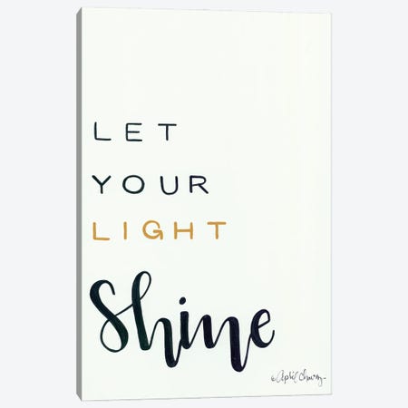 Let Your Light Shine Canvas Print #APC19} by April Chavez Canvas Art