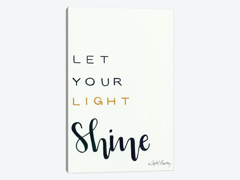 Let Your Light Shine 1-piece Canvas Art