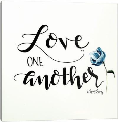 Love One Another   Canvas Art Print