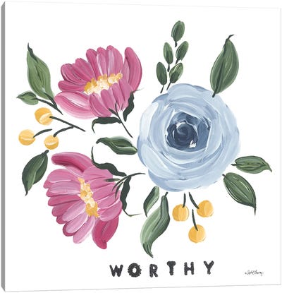 You Are Worthy Canvas Art Print