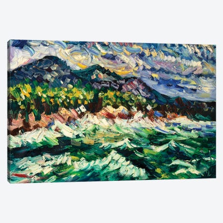 Emerald Sea Canvas Print #APF63} by Antonino Puliafico Canvas Art