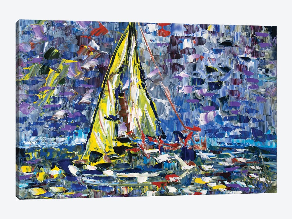 Reflections Of Sailing by Antonino Puliafico 1-piece Canvas Artwork